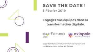 Bandeau de présentation de la conférence avec Olivier Zara